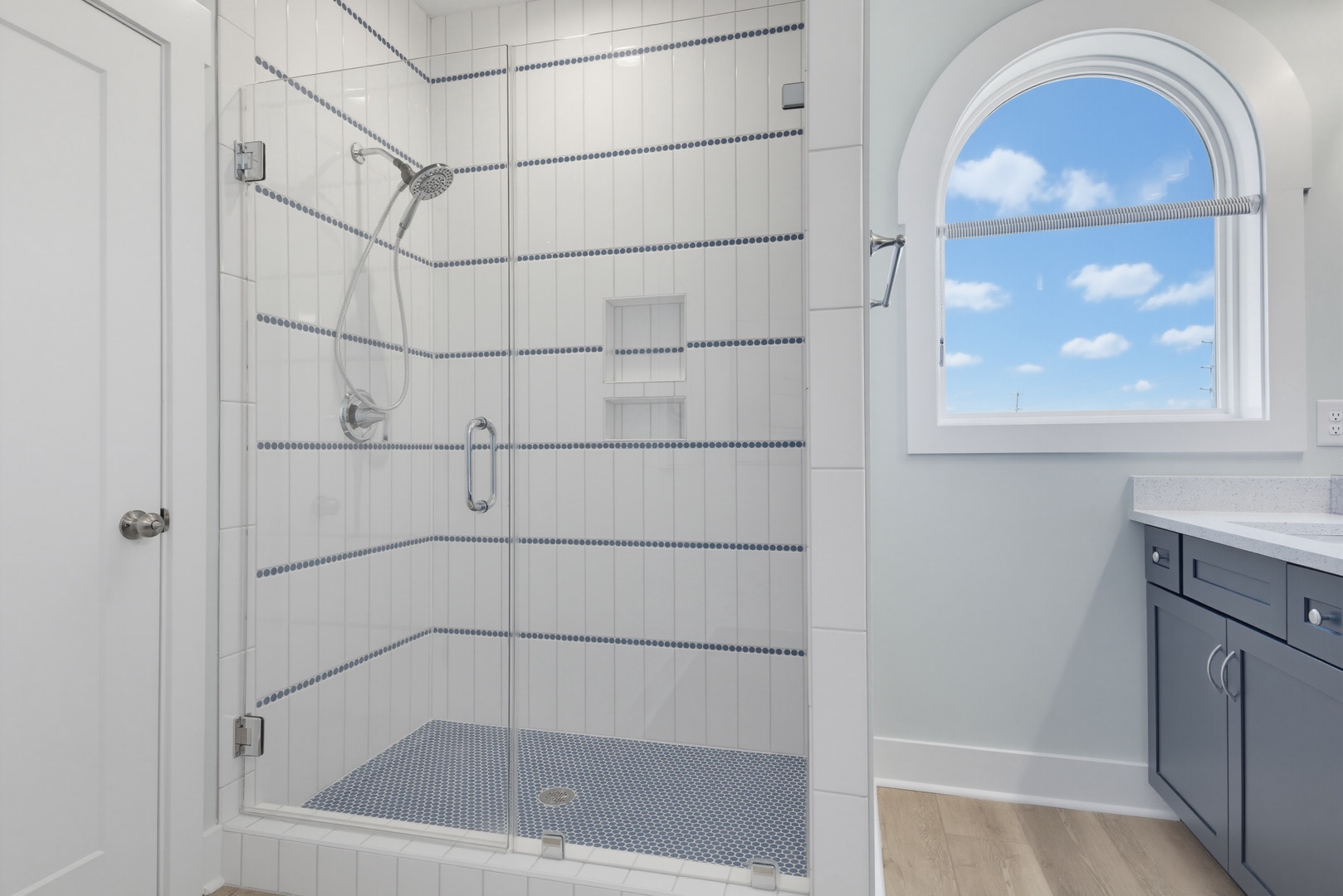 Arched Window Shower