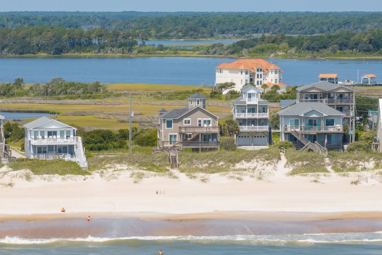Coastal Neighborhood and Beach