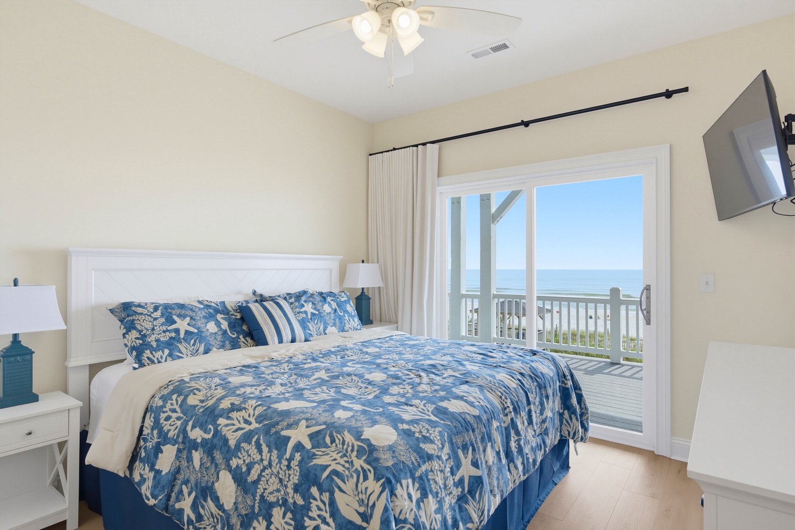 Ocean view bedroom