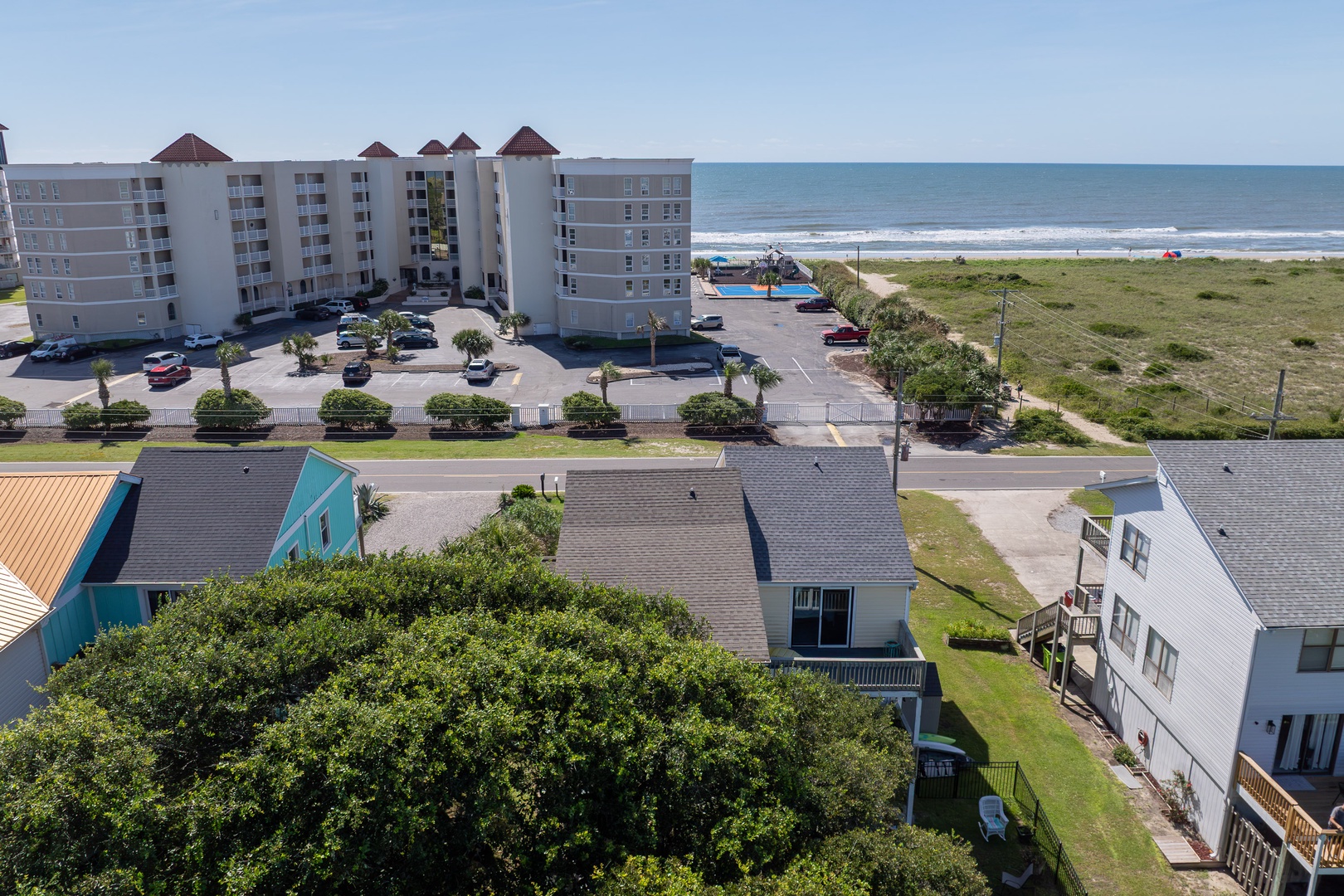 Ocean Across Road
