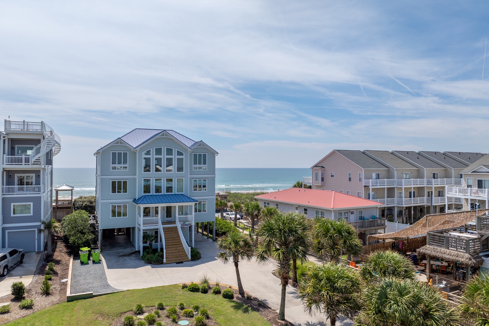 Front Exterior Palms
