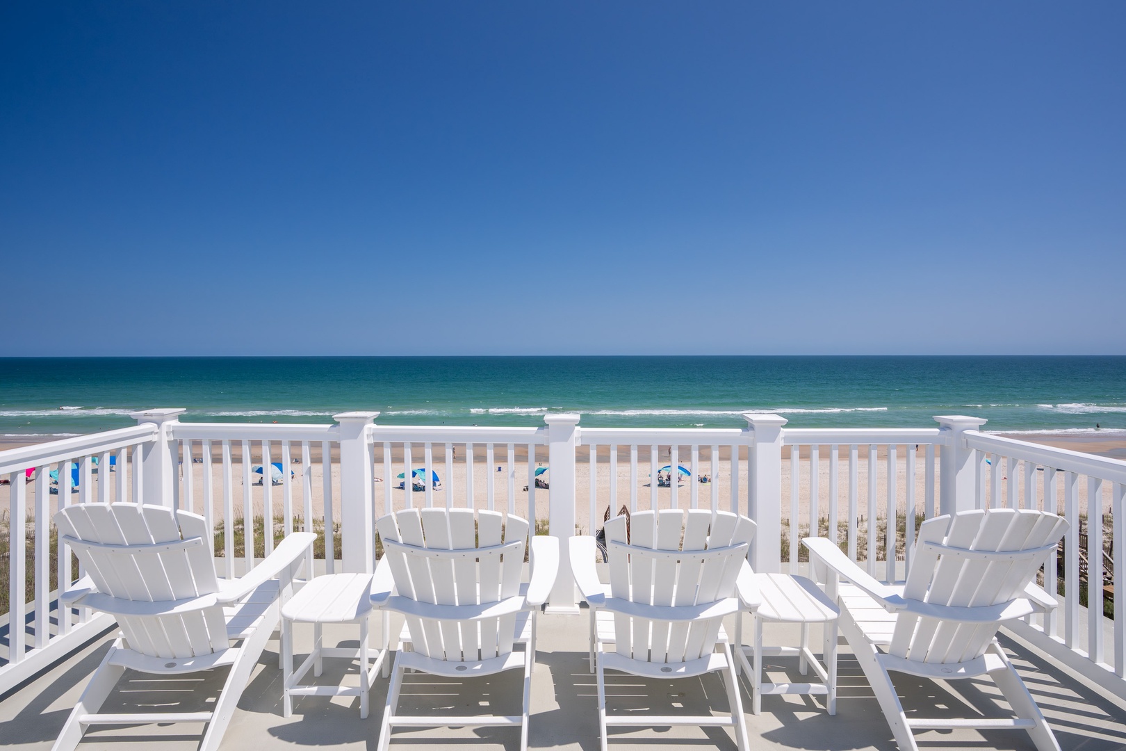 Rooftop lounge chairs