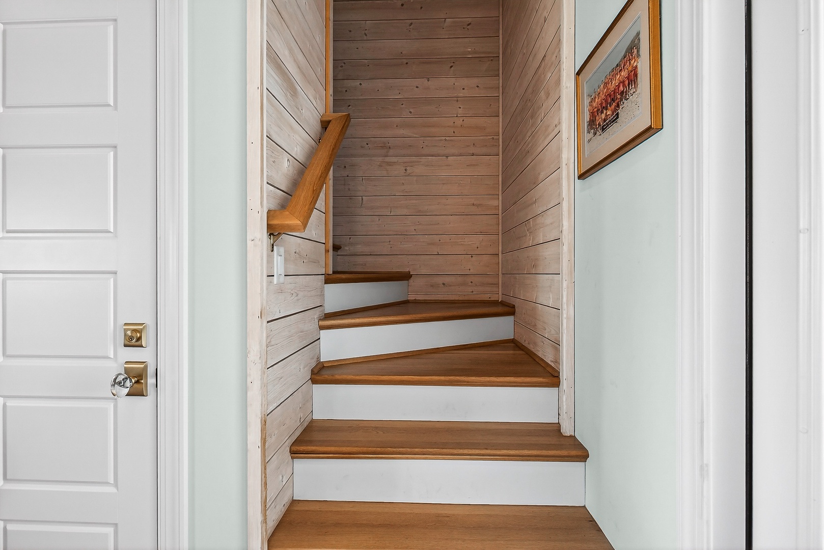Wood staircase