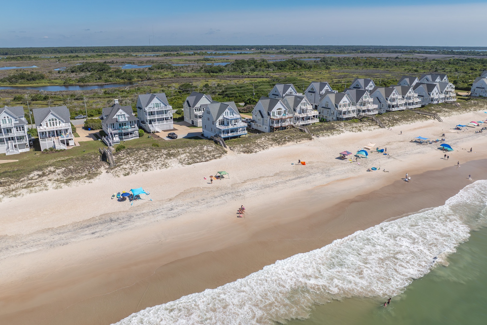 Coastal Row Aerial