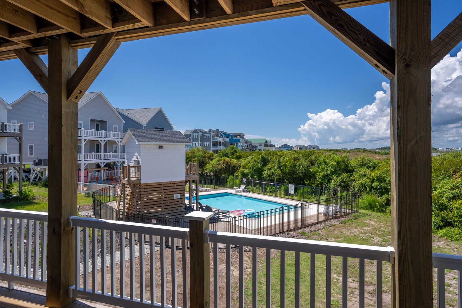 Covered Pool View