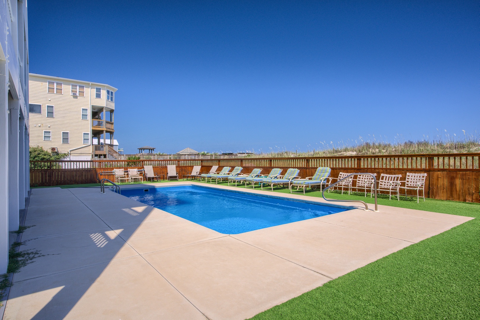 Pool patio corner
