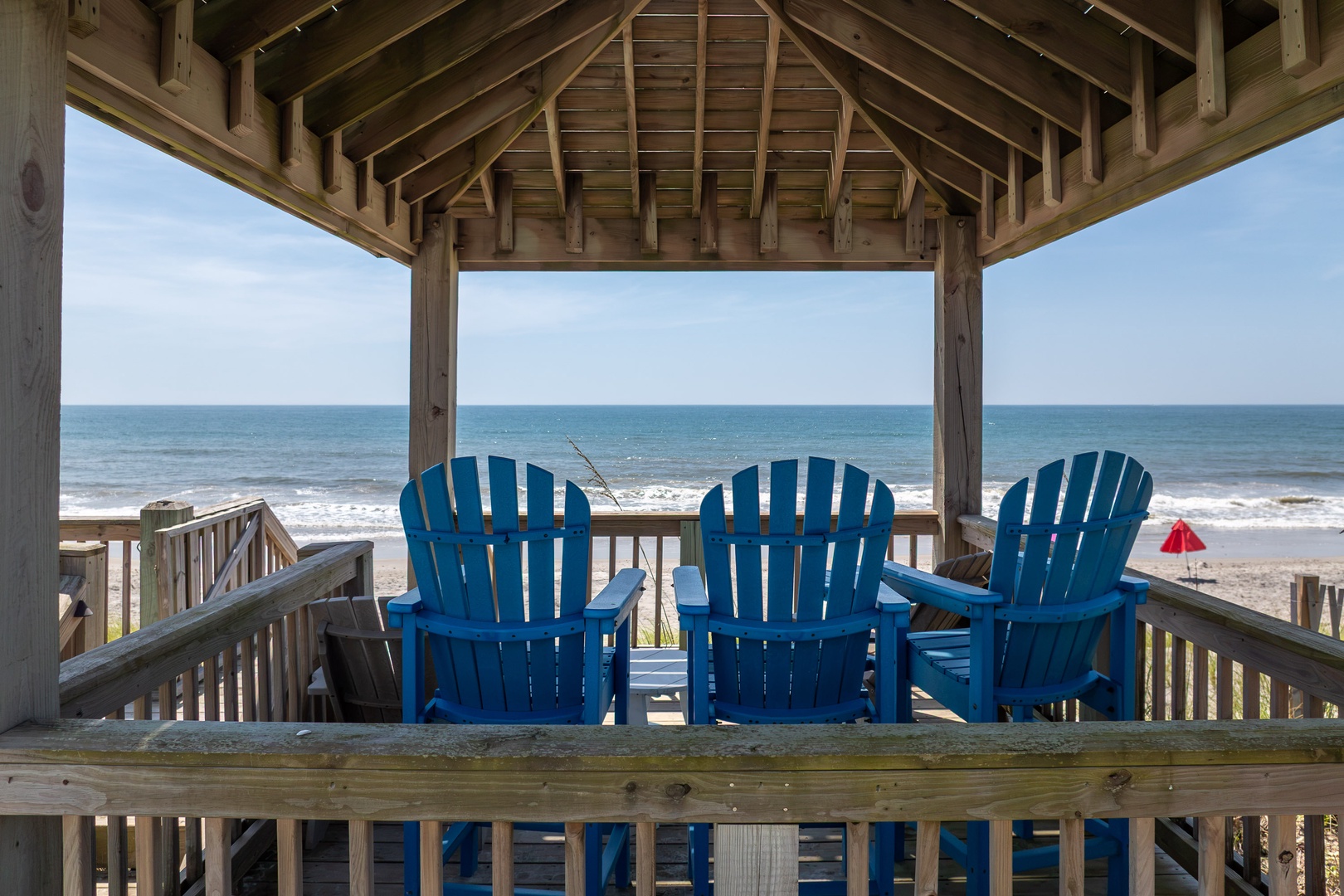 Covered Beach Seating