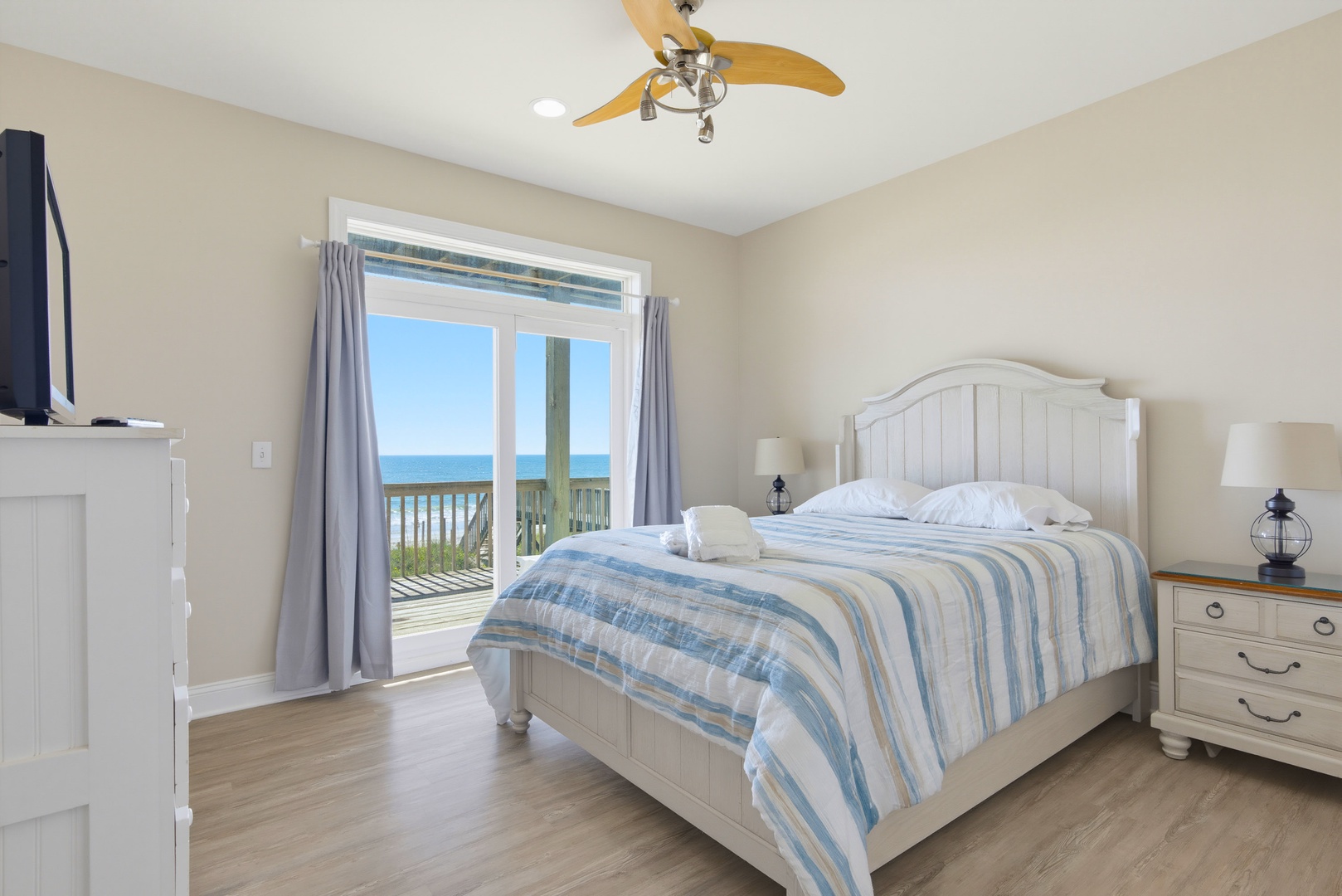 Striped Quilt Bedroom