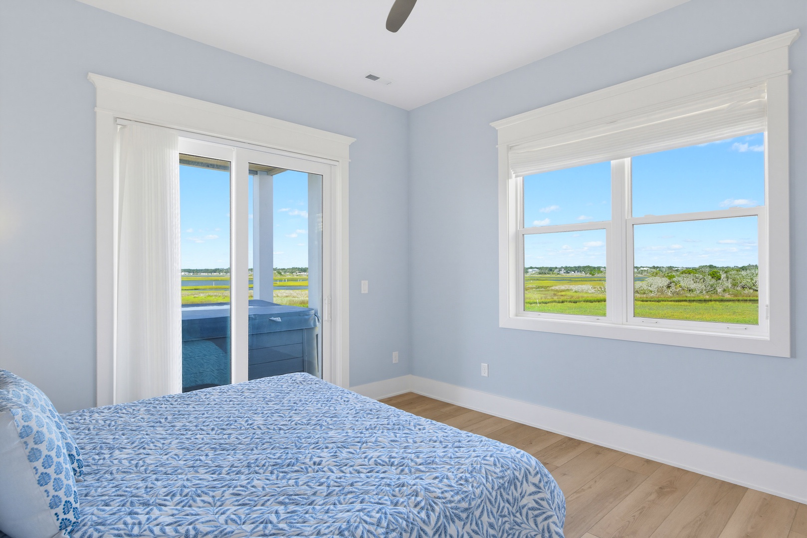 Blue Marsh View Bedroom