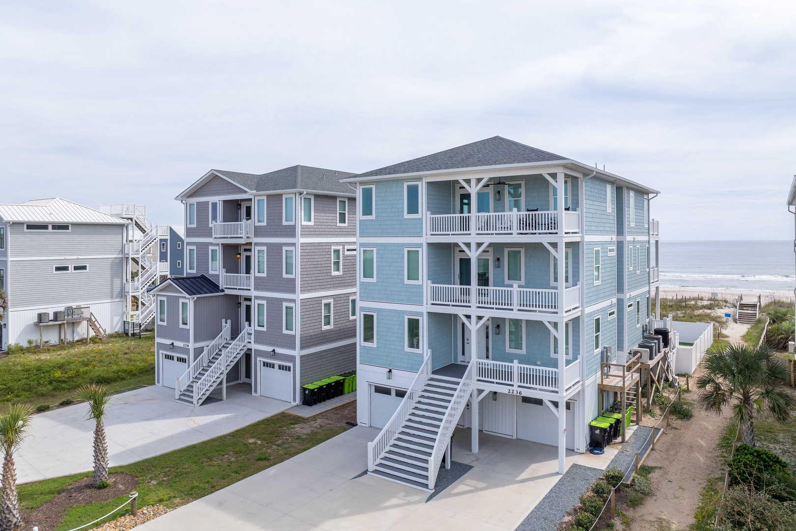 Light blue exterior