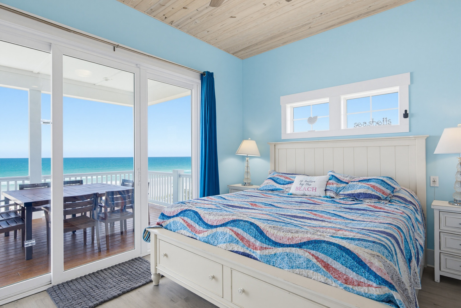 Ocean bedroom balcony