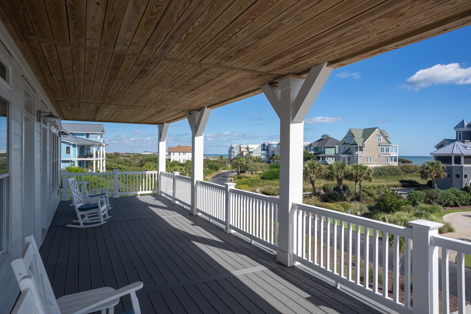 Covered Side Porch