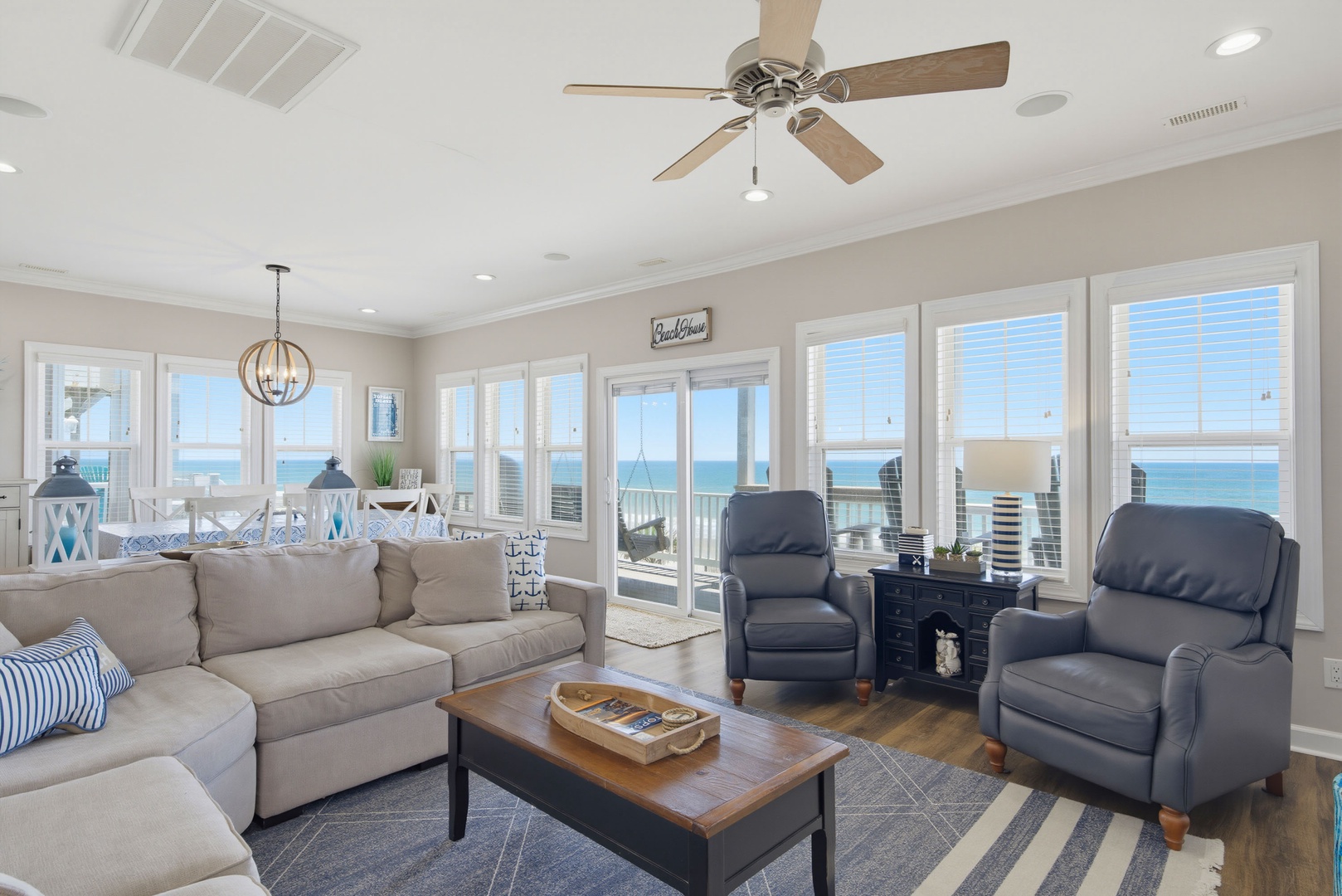 Oceanfront Living Room