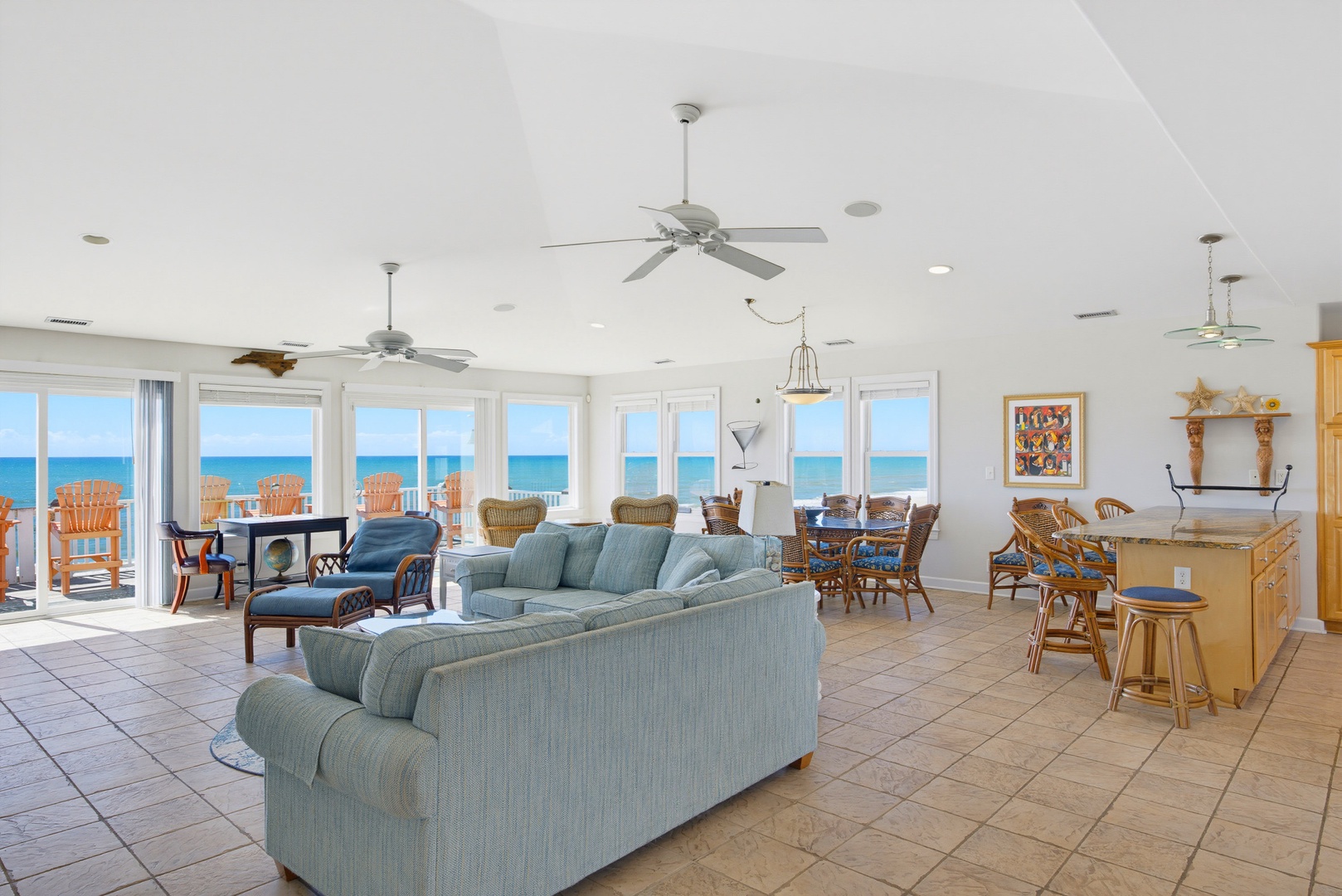 Open Living And Dining