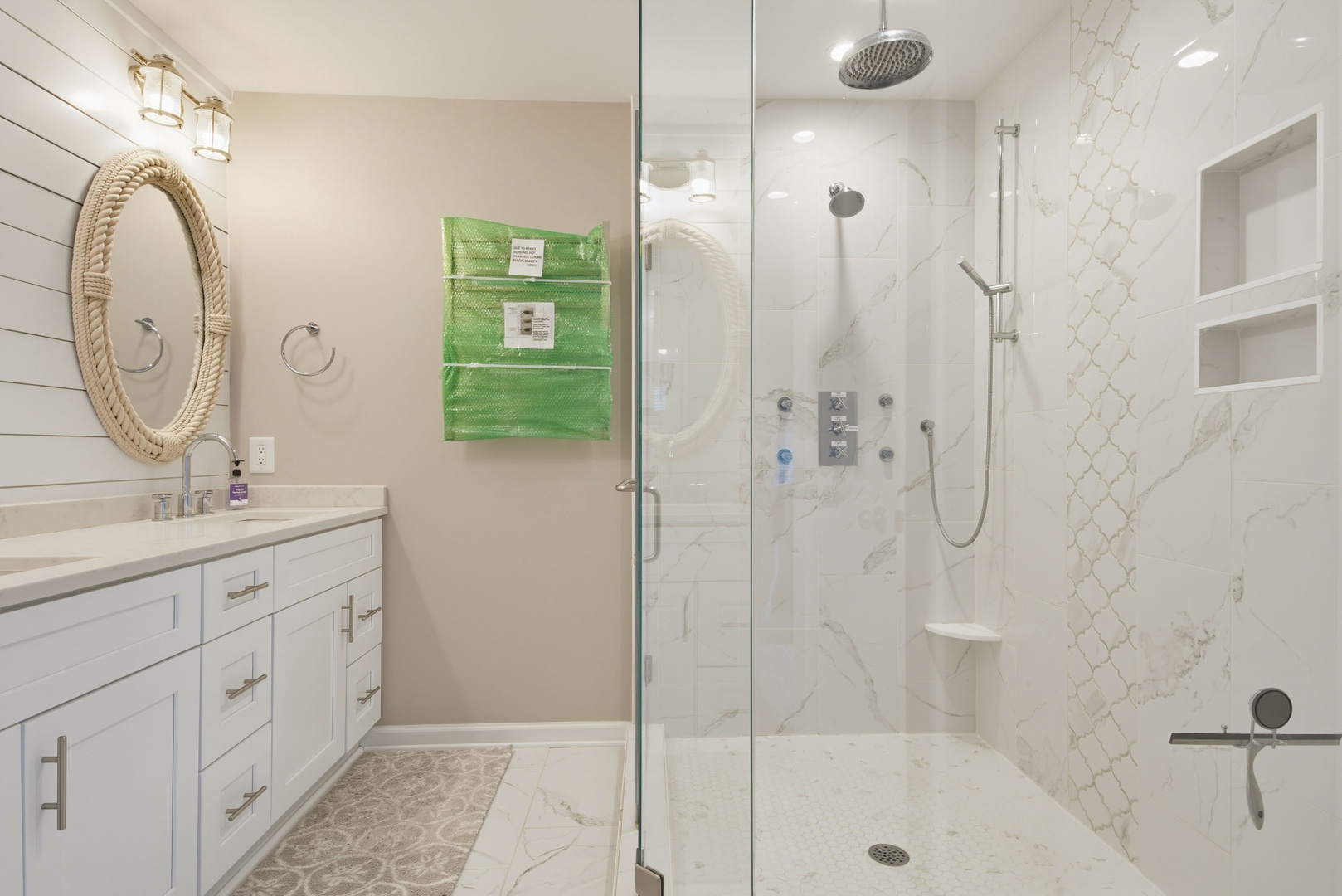 Double Vanity Shower