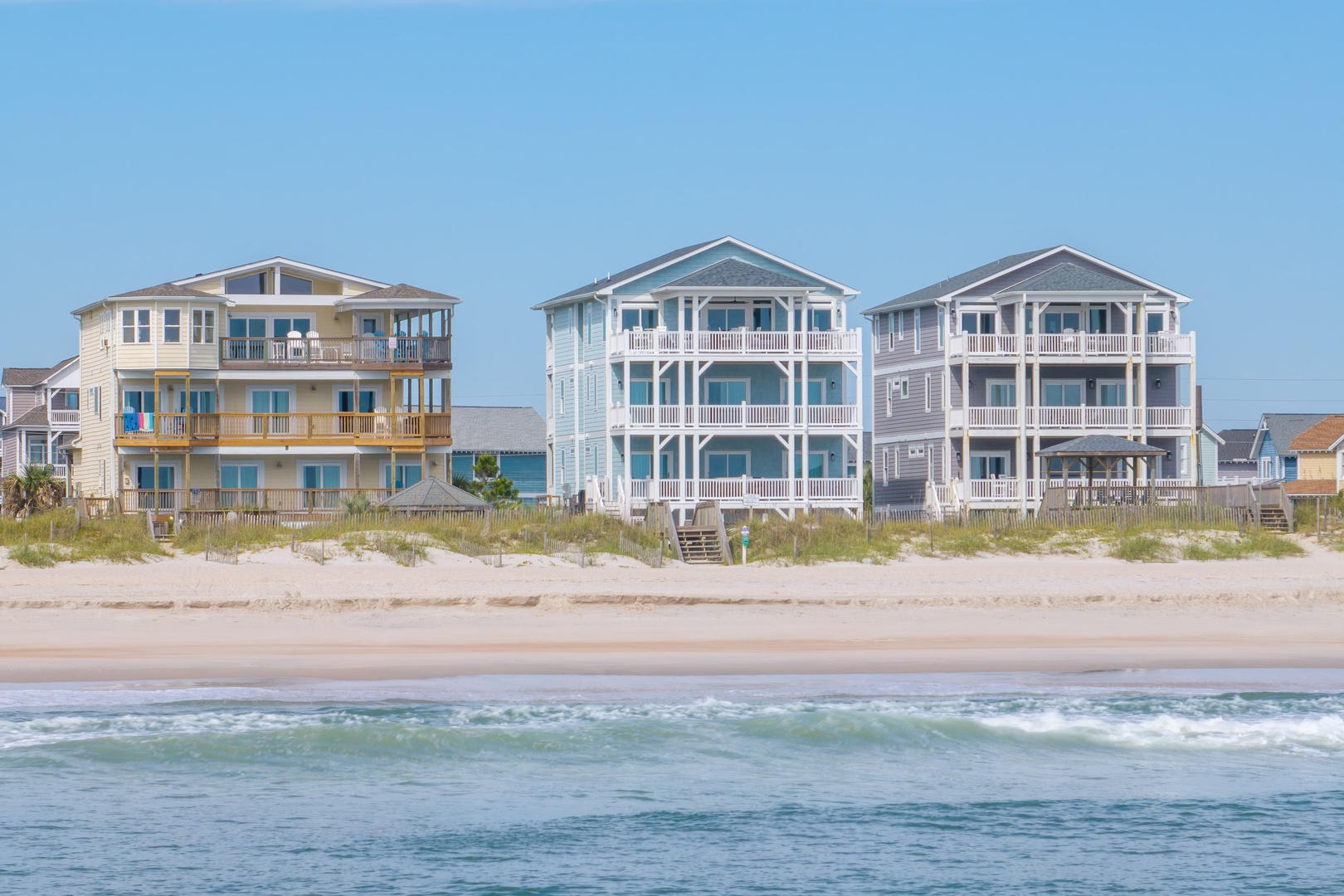Oceanfront from the beach