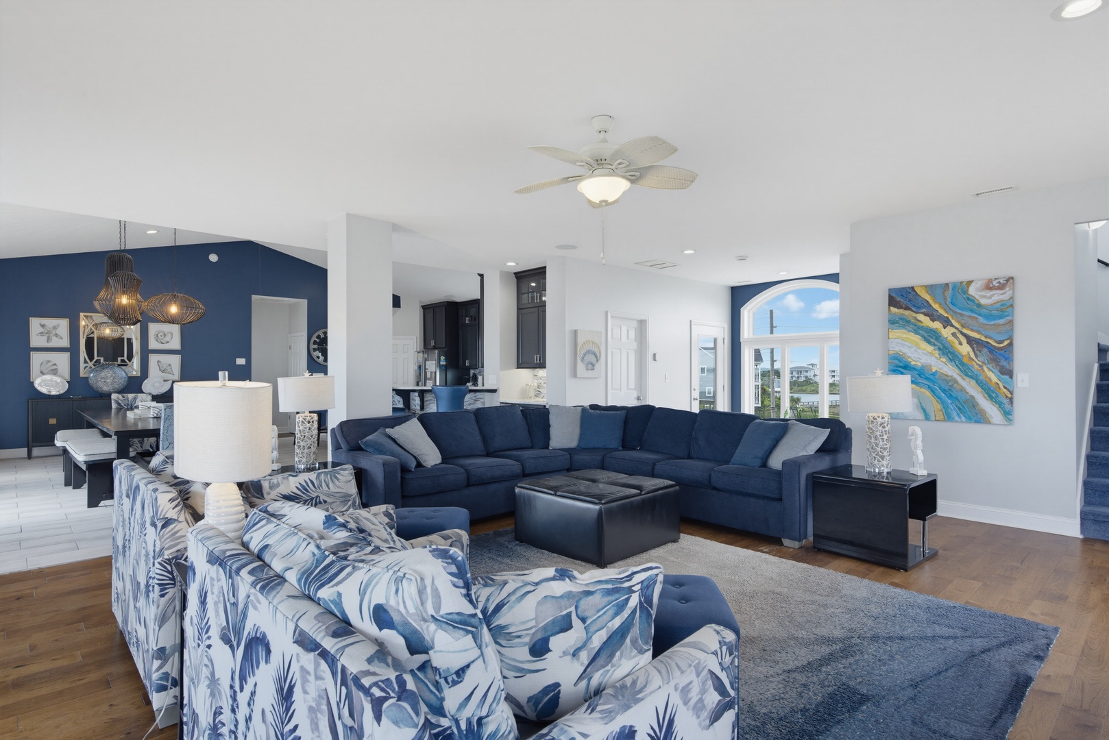 Ocean-view living room