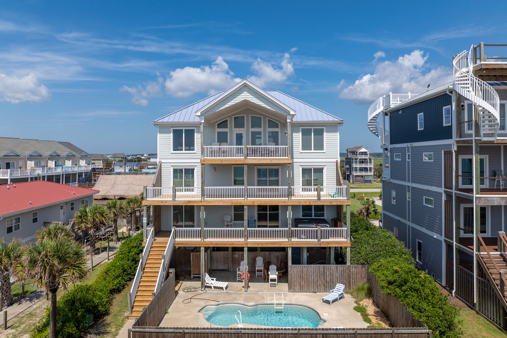 Oceanfront Home Pool