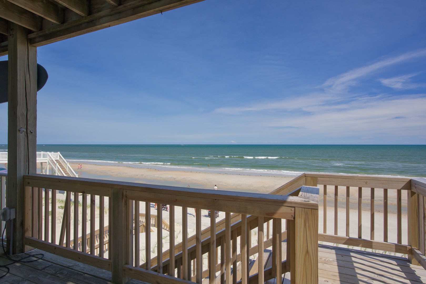 Deck Stairs Ocean