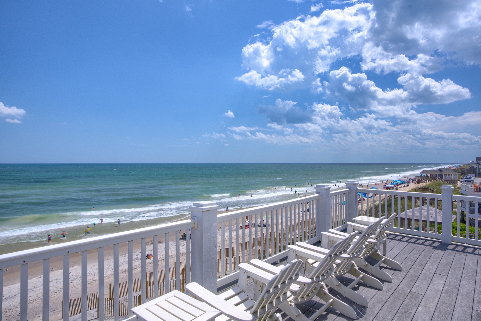Oceanfront deck