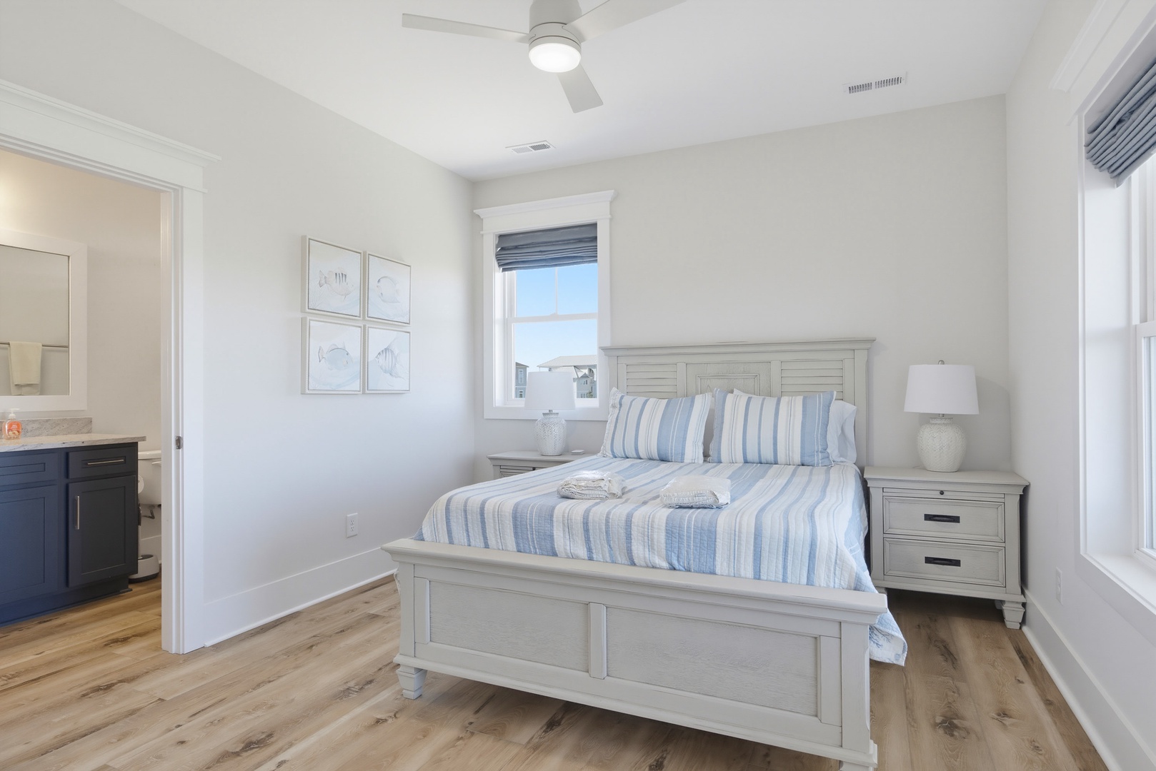 Striped Bedroom