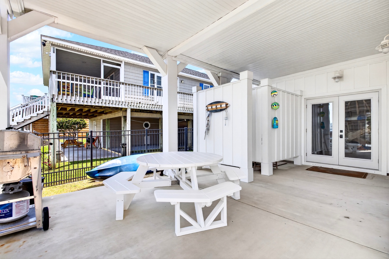 Ground-level patio