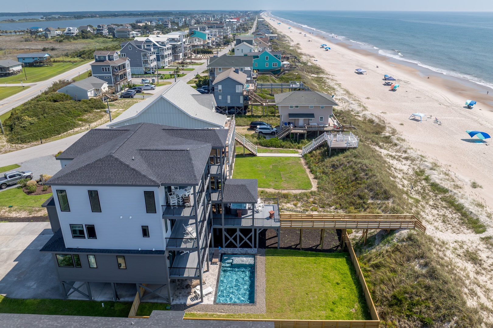 Beachfront Aerial View