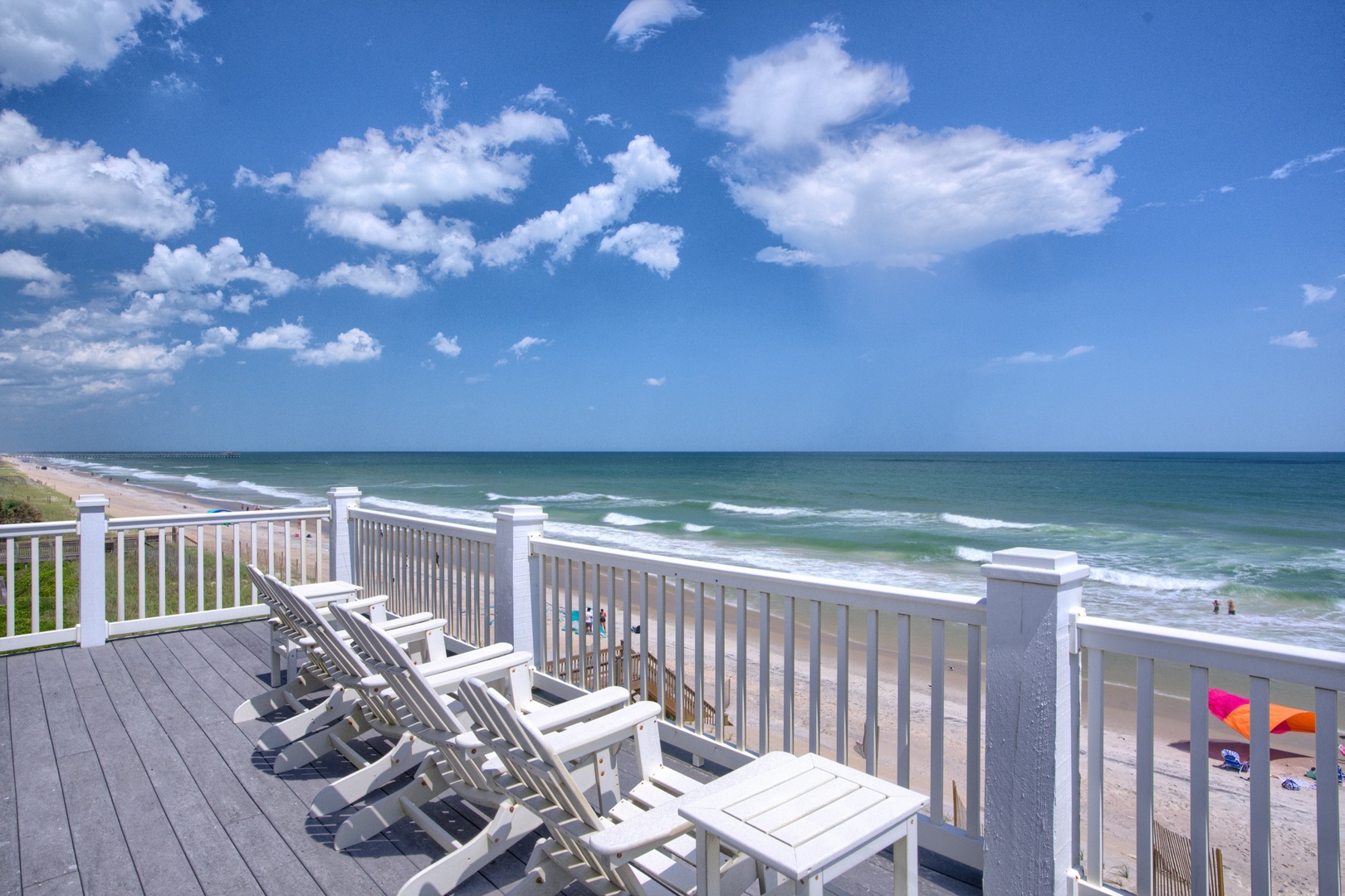 Oceanfront deck
