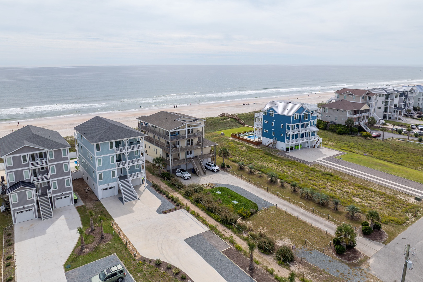 Aerial ocean view