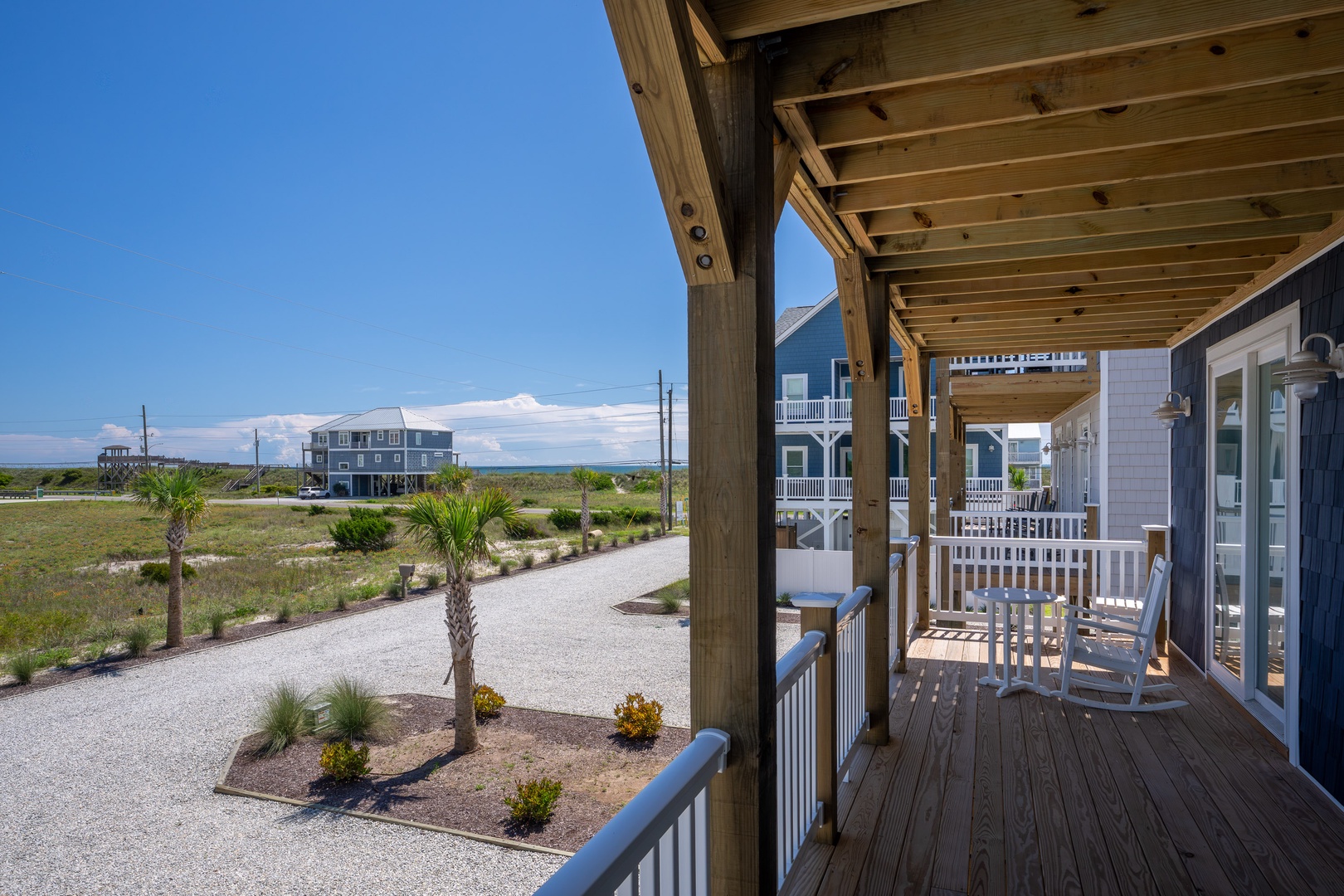 Long Covered Deck