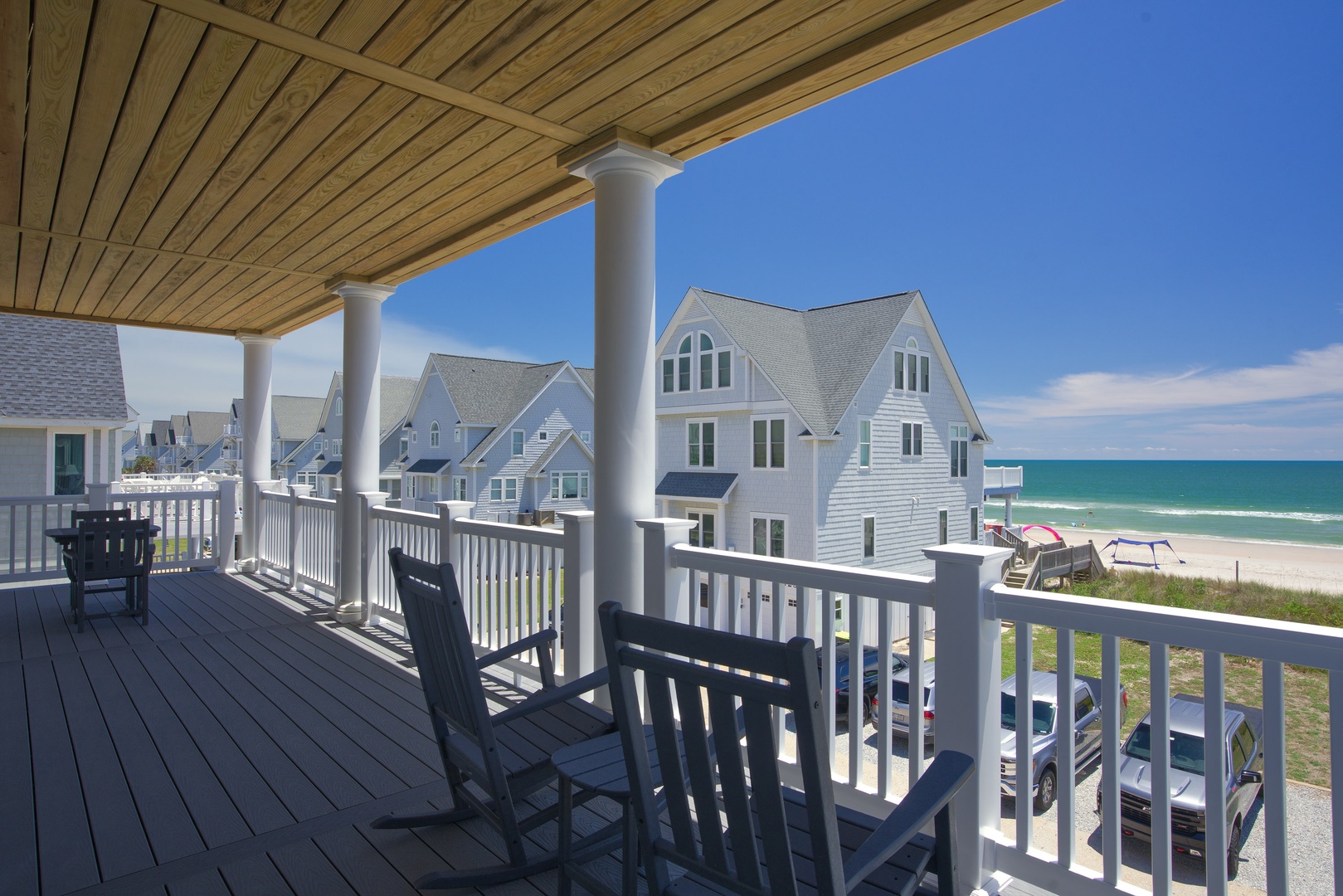Long Covered Deck