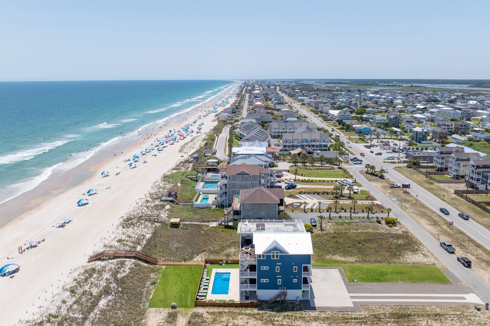 Beach road aerial