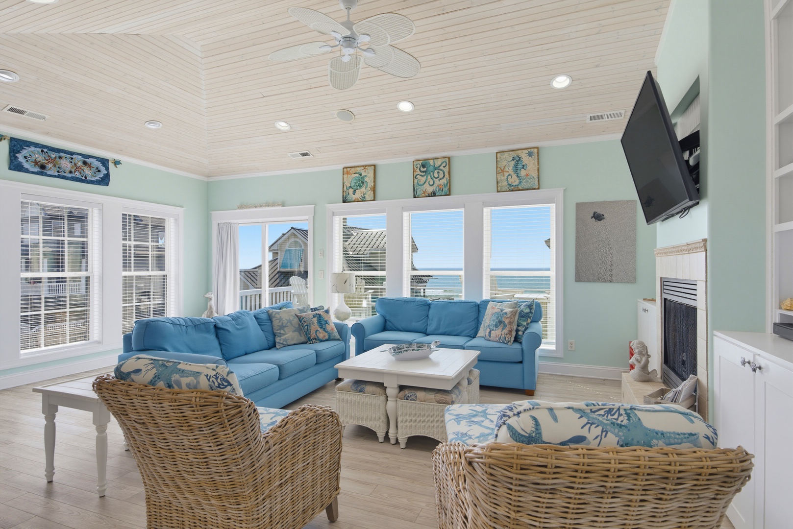 Oceanfront Living Room