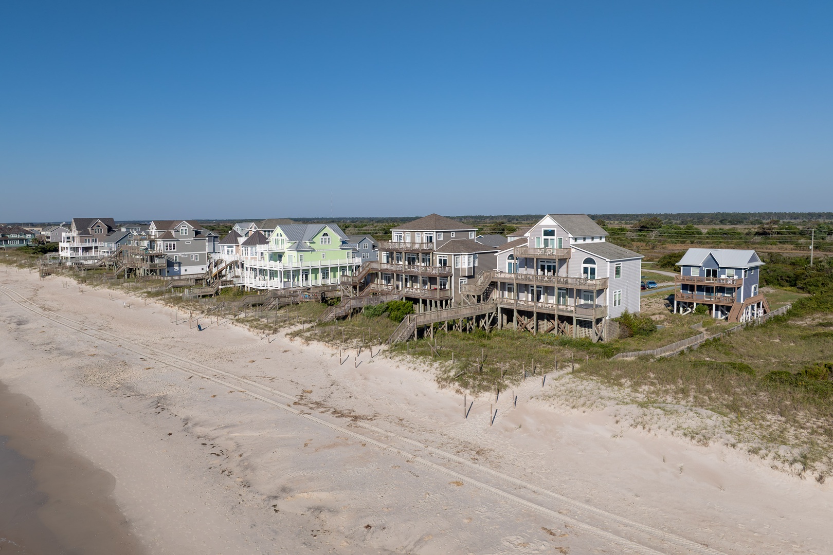 Aerial Beach Homes