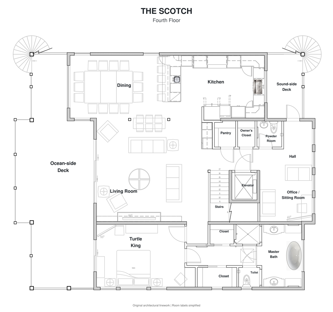 Fourth Floor Plan