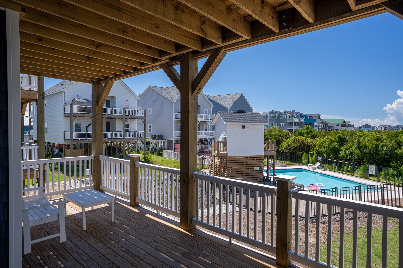 Covered Pool View