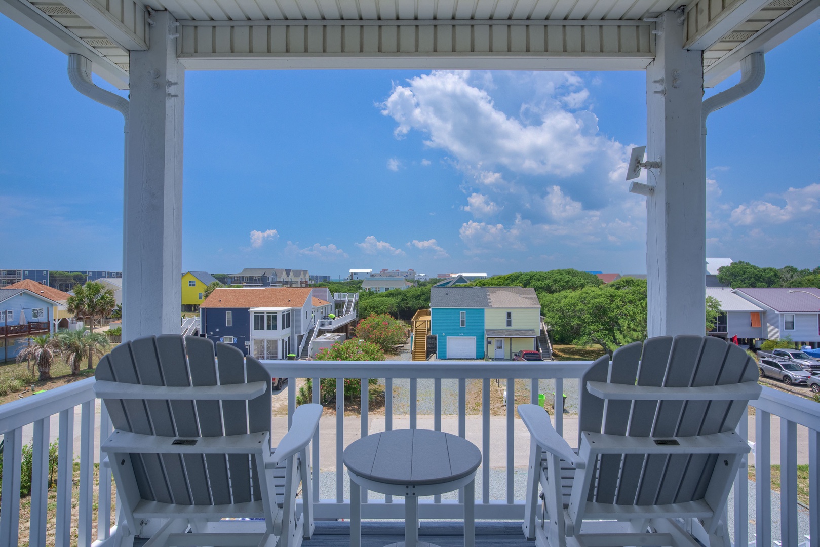 Covered balcony