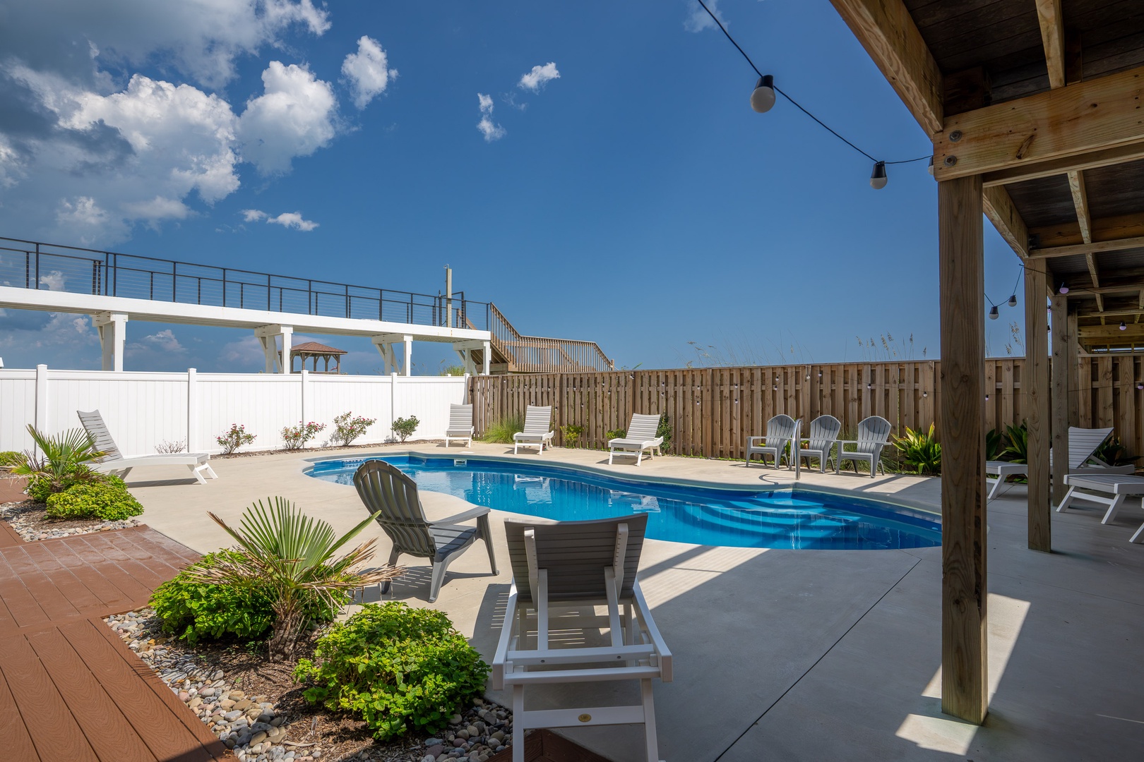 Pool Lounging Area