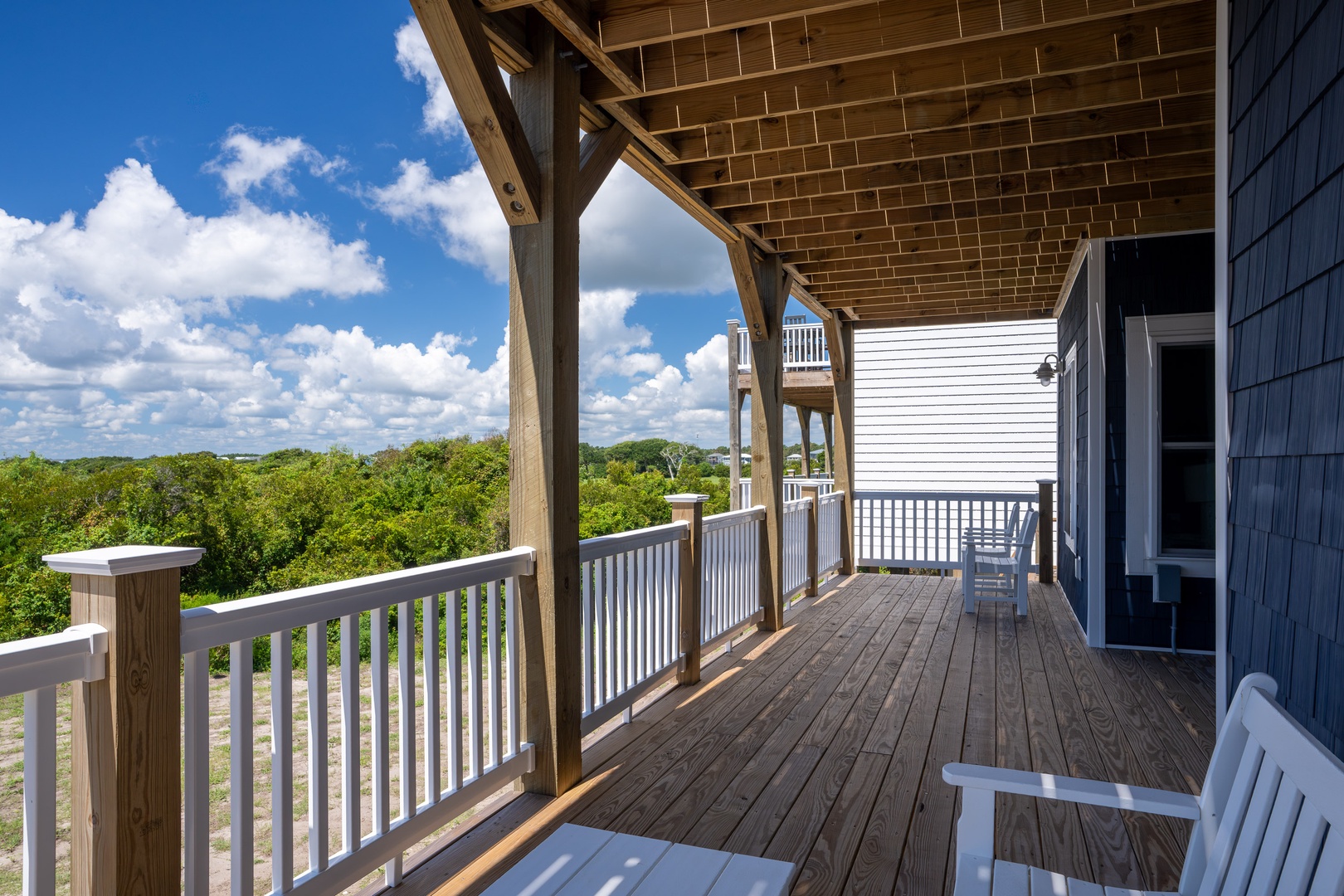 Long Covered Deck