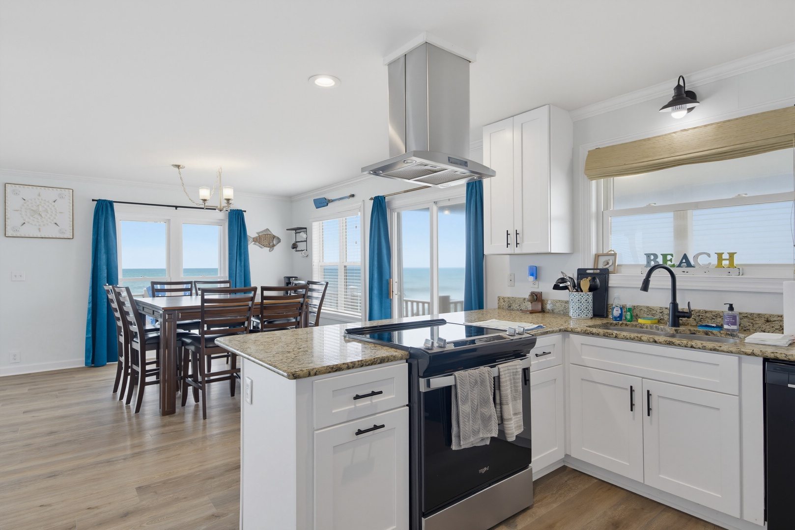 Ocean-view kitchen