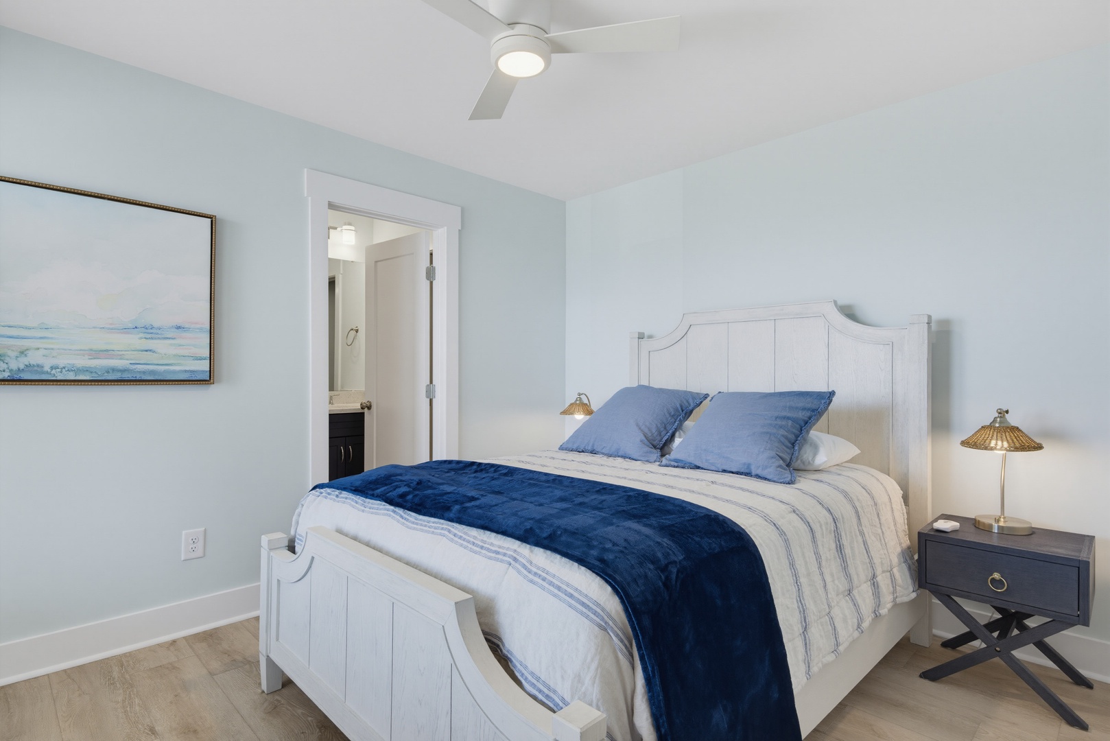 Navy Coastal Bedroom