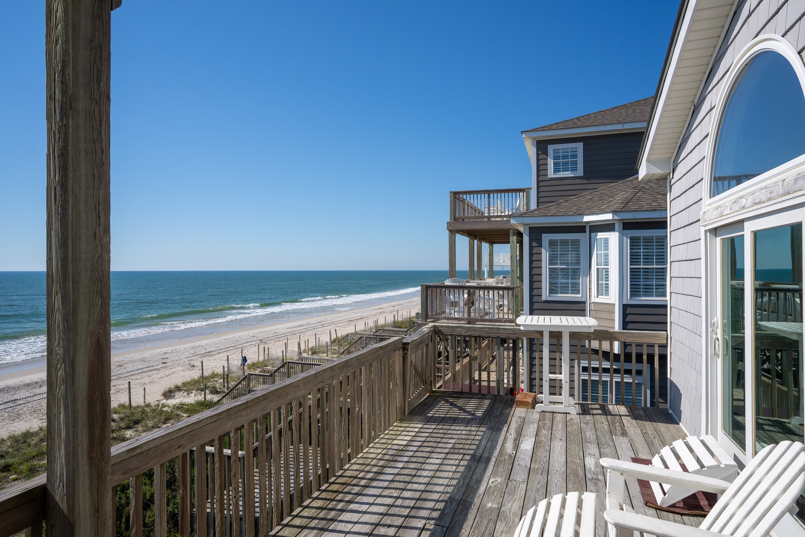 Upper Deck Beach View