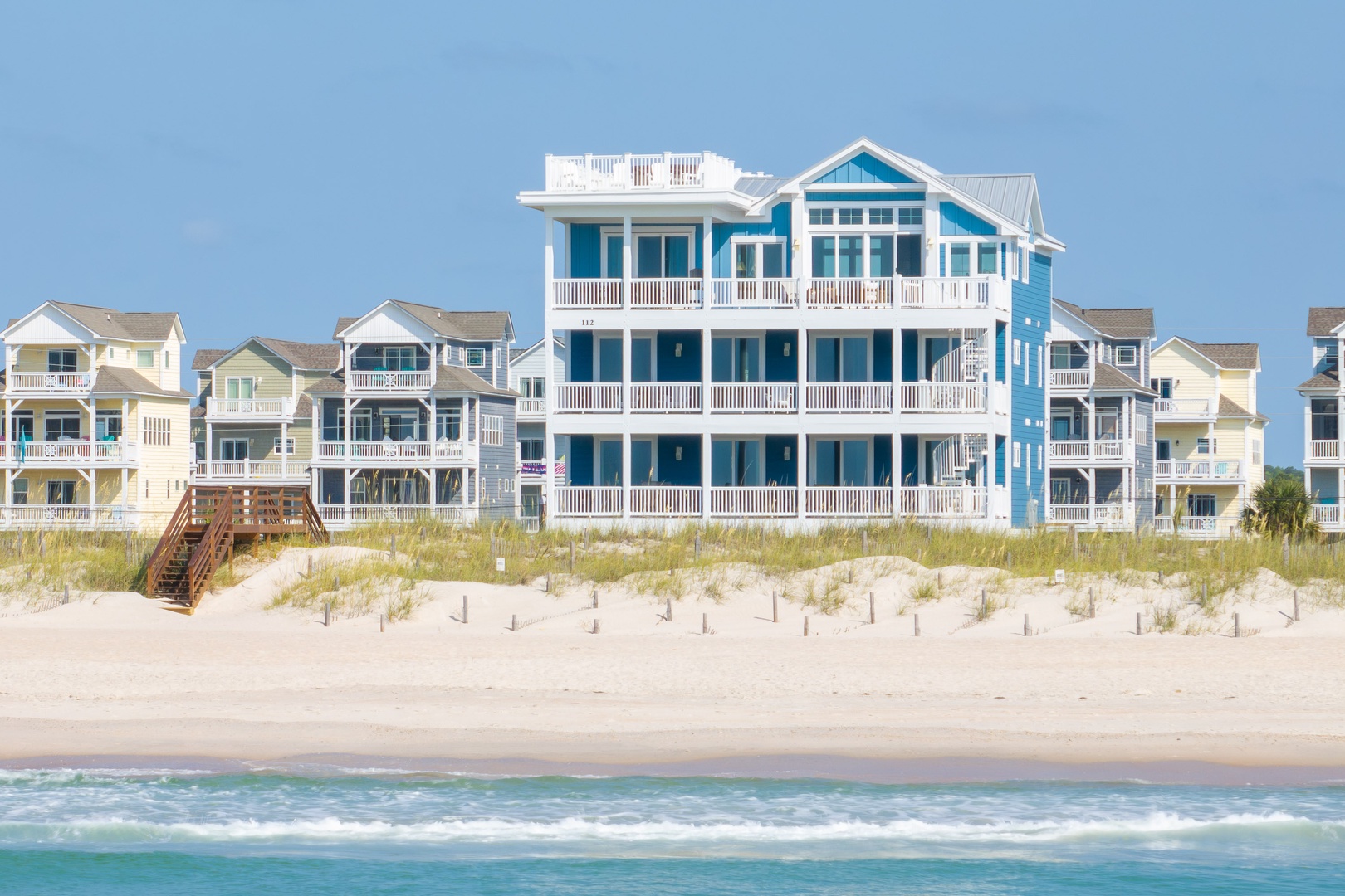 House from beach