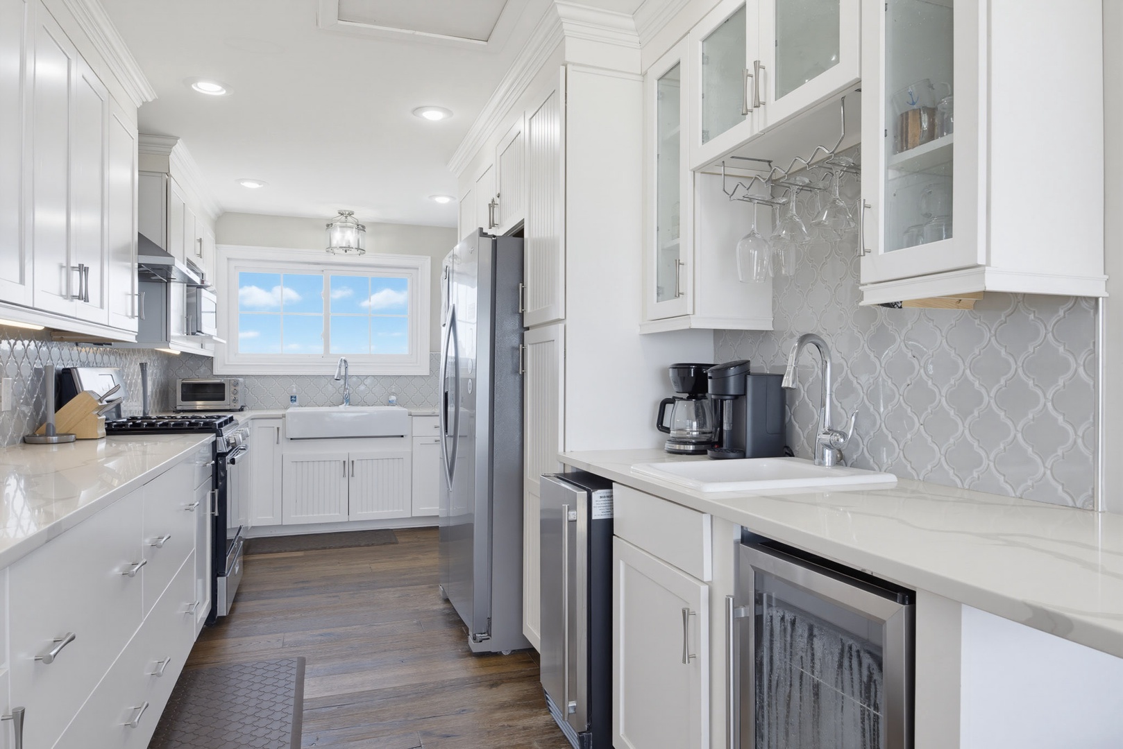Bright White Kitchen