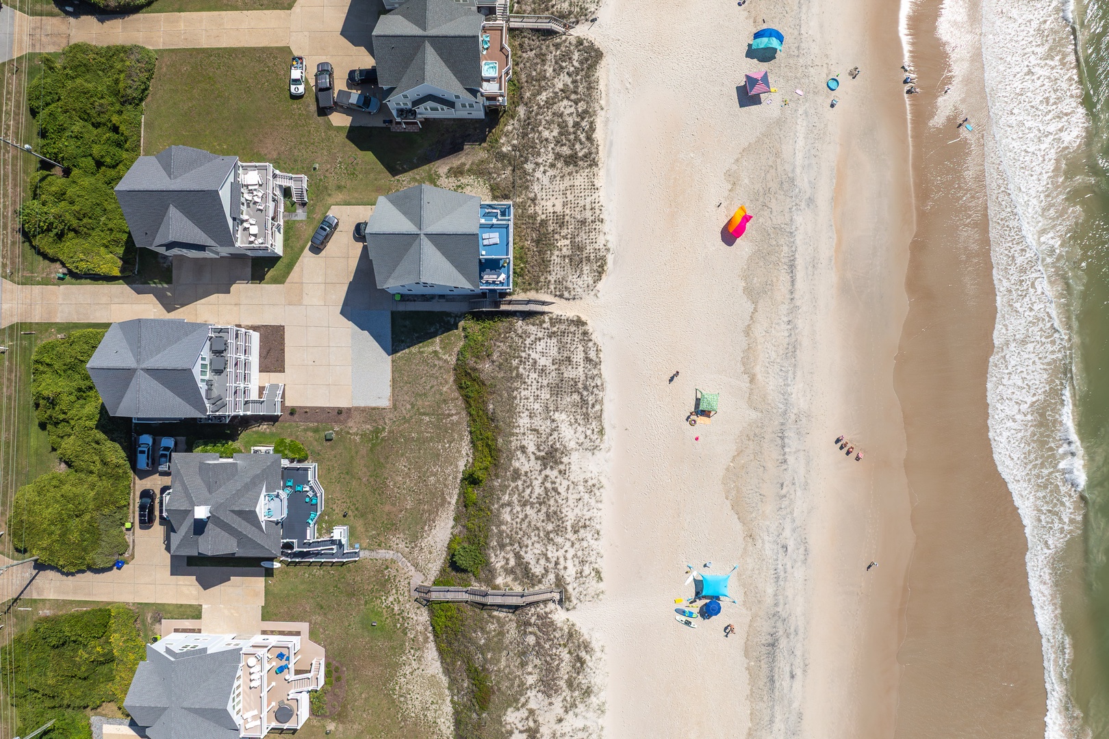 Topdown Beach Aerial