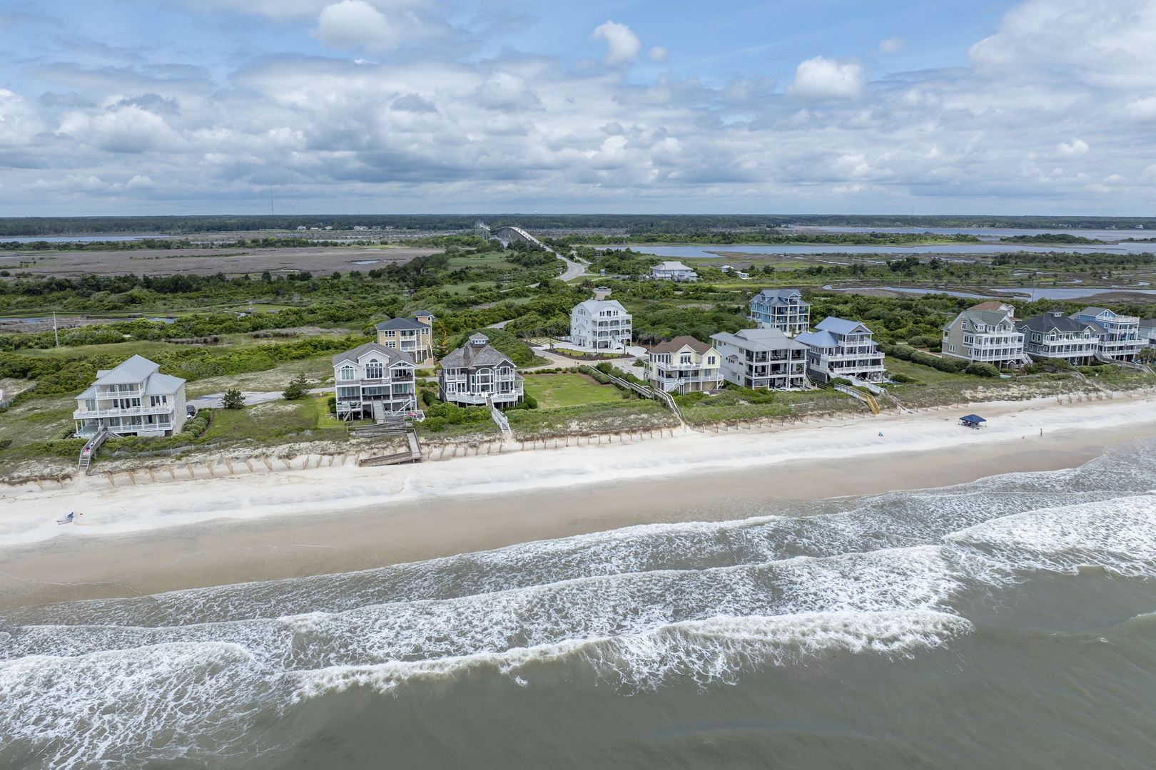 Beachfront Aerial View