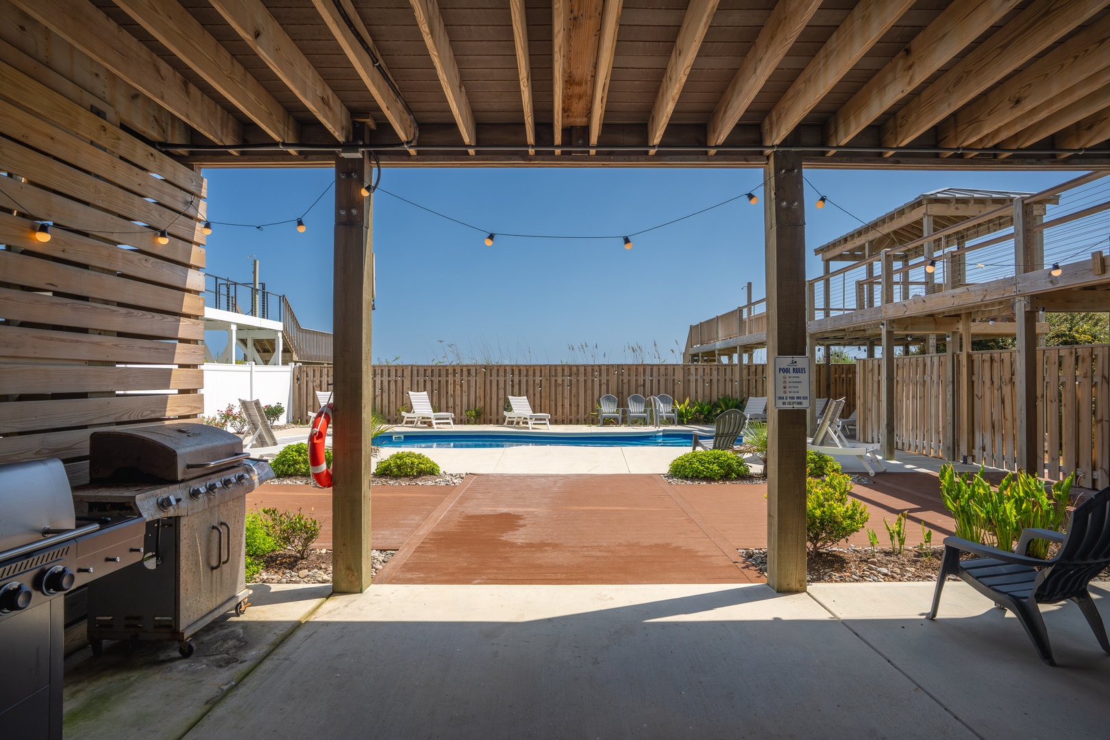 Covered Grill Area