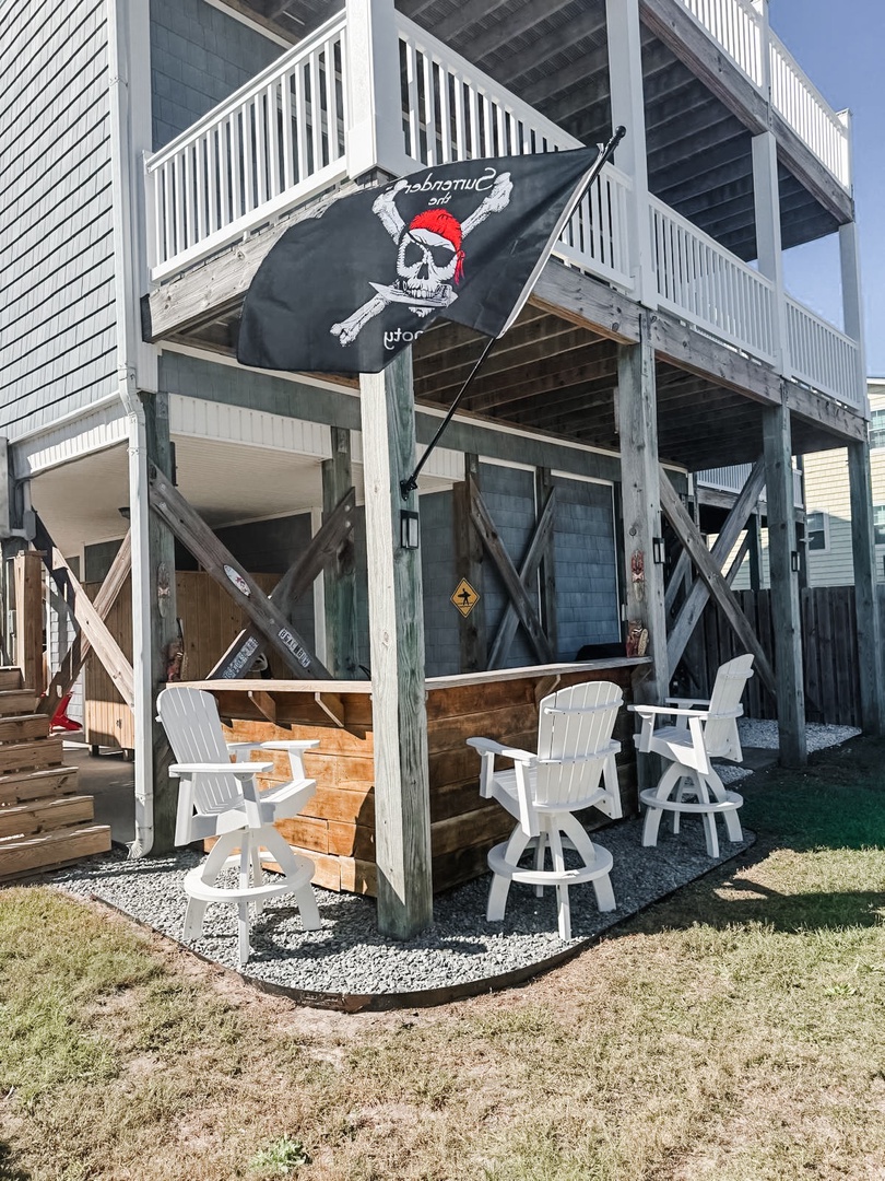 Outdoor bar