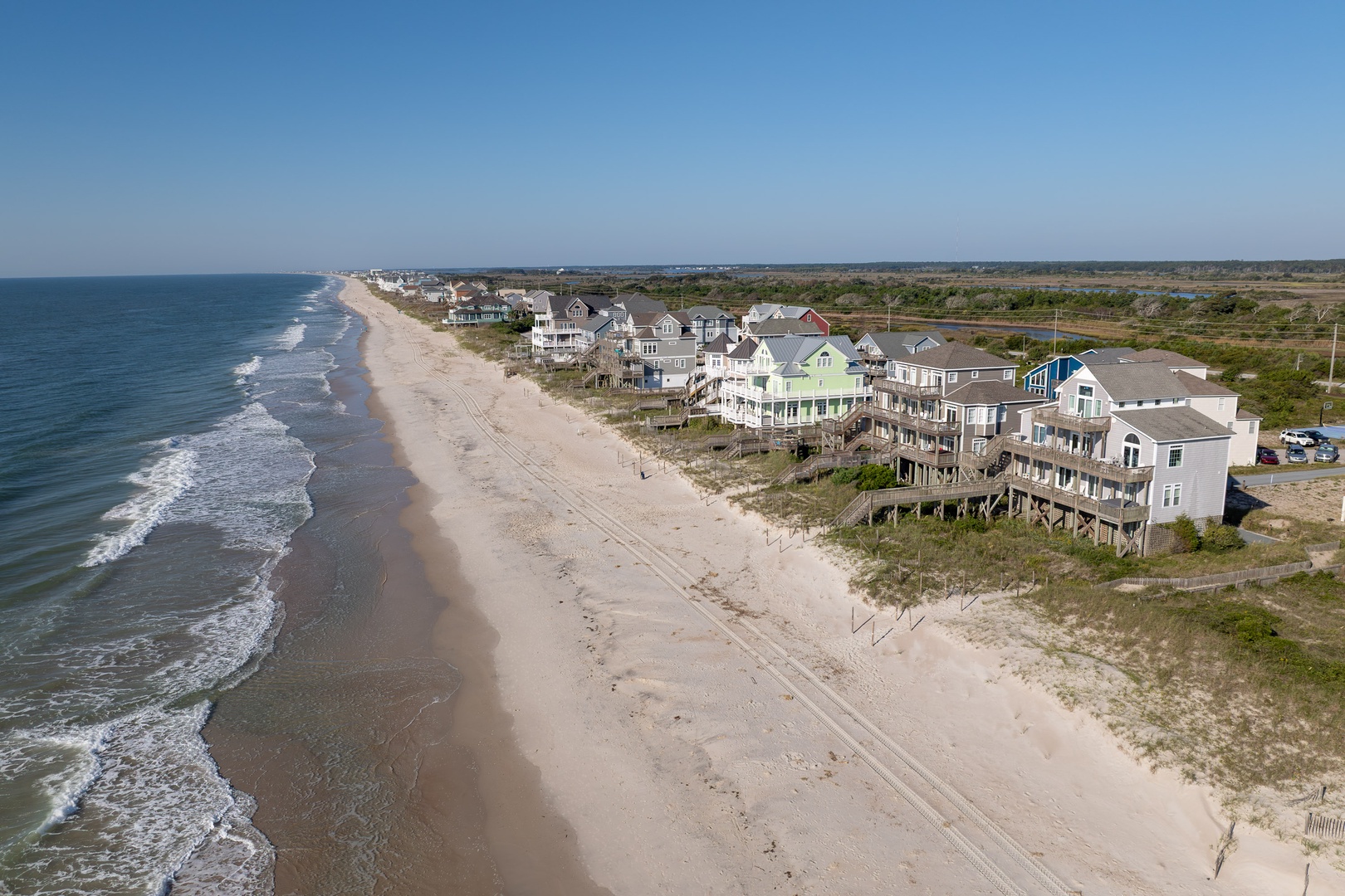 Aerial Wide Beach