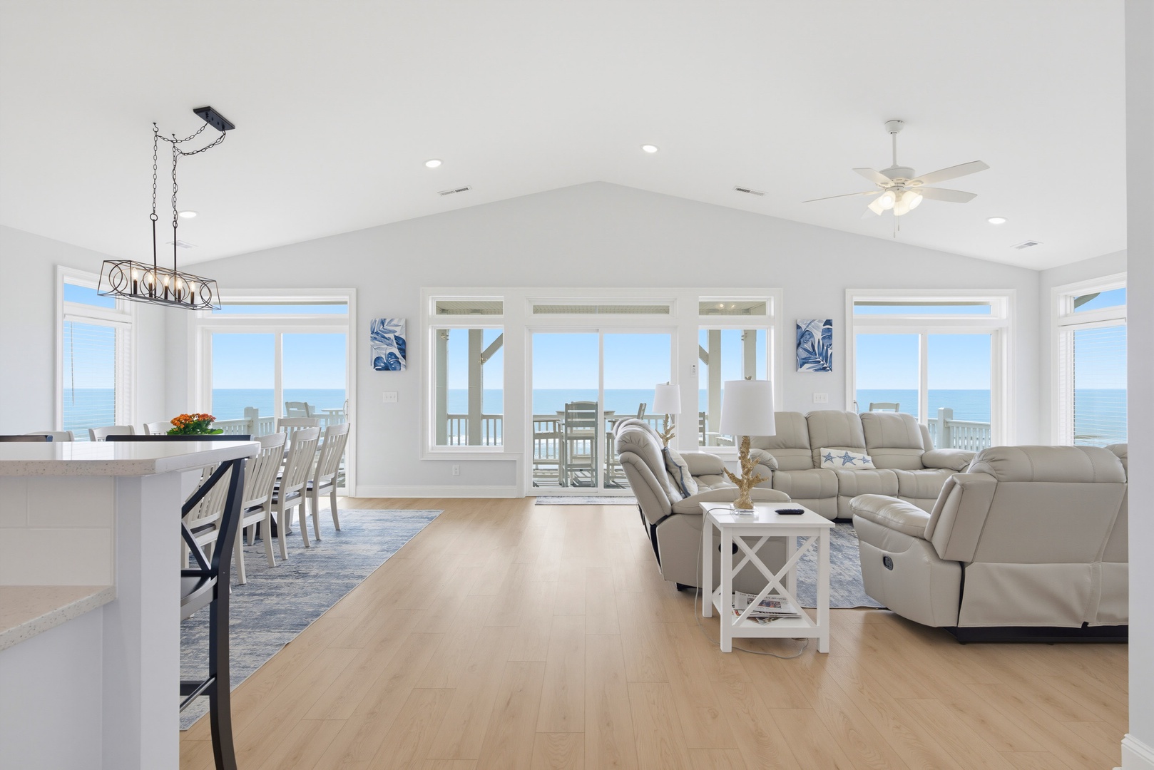 Ocean view living room